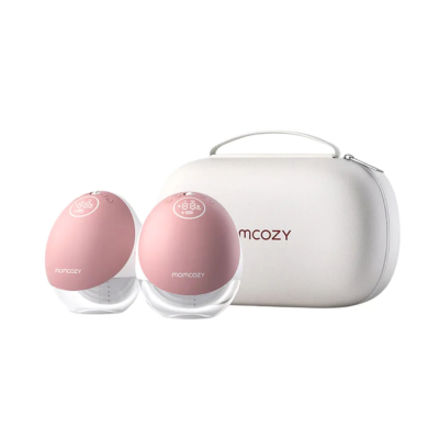 1002376 Momcozy Bomba Tira-Leite Rosa M9 Mãos-Livres Dupla | Com App e 15 Níveis