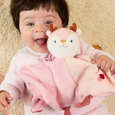 Miniland Baby Deer Doudou Veado Rosa | Farmácia d'Arrábida