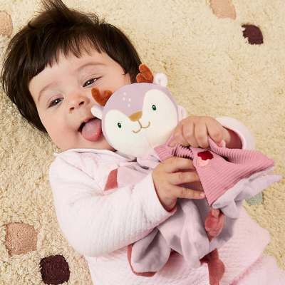Miniland Baby Deer Doudou Veado Rosa | Farmácia d'Arrábida