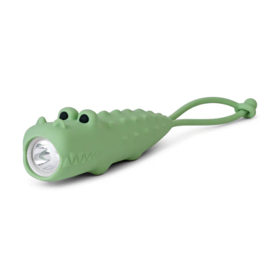 8424568376001 Saro Lanterna Infantil Silicone Crocodilo | Pequenos Exploradores