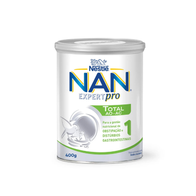 7595579 NAN Total AO-AC 1 Leite Infantil 800g Desde o Nascimento | Fórmula para Cólicas, Obstipação e Regurgitação