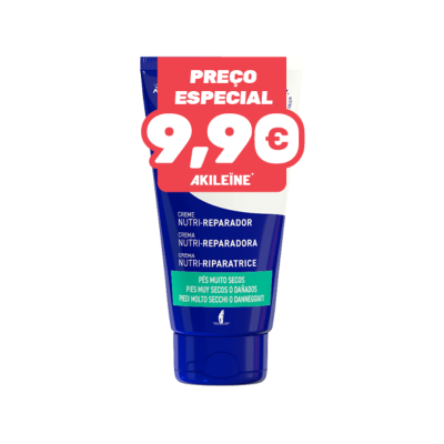 6974022 Akileïne Creme Nutri-Reparador Pés Secos 75ml Preço Especial | Hidratação Intensa, Reparação de Gretas