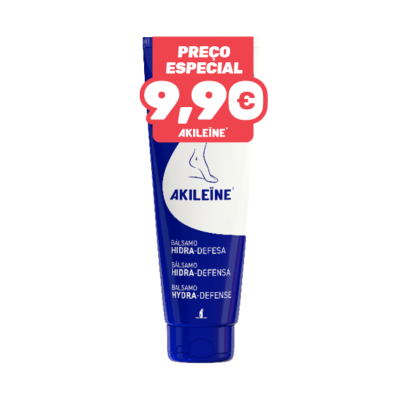 7587634 Akileïne Bálsamo Hidra-Defesa Pés Secos 125ml | Hidratação Intensa 24h, Nutrição e Reparação de Pele Muito Seca