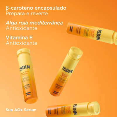 ISDIN Sun AOx Serum 30ml Pré e Pós Sol | Farmácia d'Arrábida