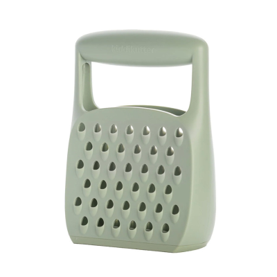 1002363 KiddiKutter Ralador Infantil Sage com Luva de Proteção | Seguro para Crianças, Aço Inoxidável, Sem BPA +3 anos