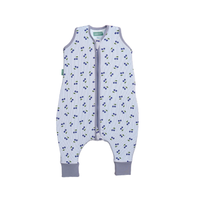 Molis&Co Pijama Macacão TOG 0.5 Bebé Cerejas | Pijama de Verão, Leve e Respirável, +24ºC