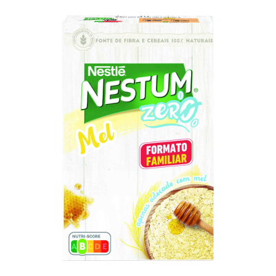 Nestum ZERO Mel Formato Familiar 550g | Pequeno-almoço de crianças e adultos