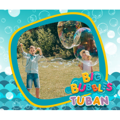 TUBAN Bolas de Sabão 400ml c/ Varinha Dupla 200x45cm | Farmácia d'Arrábida