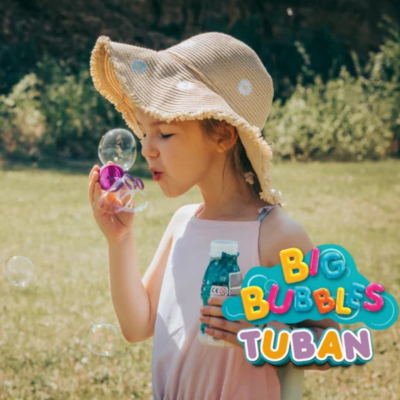 TUBAN Bolas de Sabão Azul 250ml c/ Soprador Duplo | Farmácia d'Arrábida