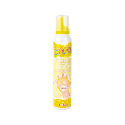 5901087034023 TUBAN Shock! Espuma Sensorial Baunilha 200ml | Gel Multissensorial Educativo Crianças