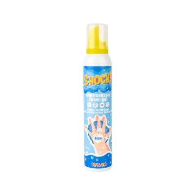 5901087033989 TUBAN Shock! Espuma Sensorial Ice Gelo 200ml | Gel Multissensorial Educativo Crianças