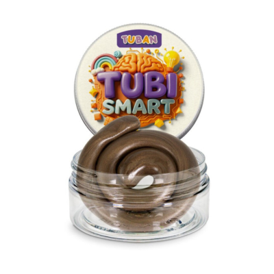 5901087038489 TUBI SMART Massa de Modelar Ups! 50g | Plasticina Massa de Modelar com Glitter +3 Anos