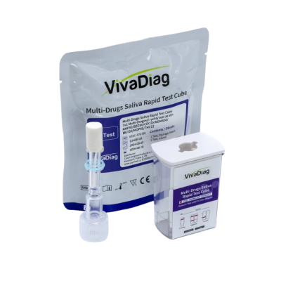 7609784 VIVADIAG Teste Rápido Drogas e Álcool Saliva | Resultado 10 min
