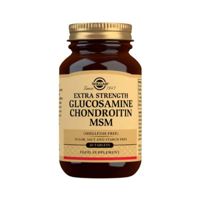 8445291908611 Solgar Glucosamina Condroitina MSM 60 Comprimidos | Articulações e Cartilagem
