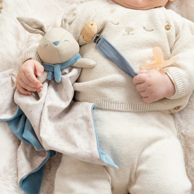 Saro Doudou Cotton Bunnies Blossom Pink | Farmácia d'Arrábida