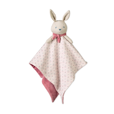 8424568133420 Saro Doudou Cotton Bunnies Blossom Pink - Brinquedo Manta de Conforto Bebé desde Nascimento
