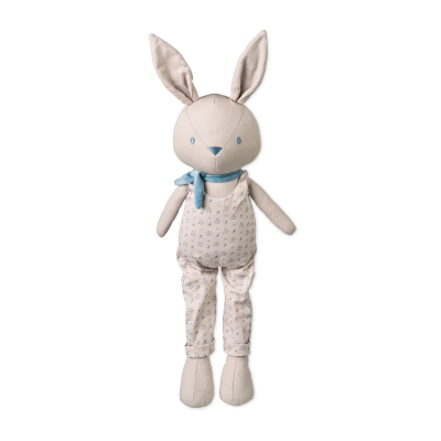 8424568323418 Saro Coelhinho de Pano Gigante Cotton Bunnies Sage - Peluche Bebé Suave e Decorativo