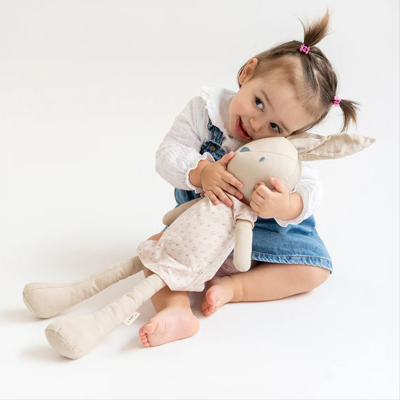 Saro Coelhinho de Pano Gigante Cotton Bunnies Lily | Farmácia d'Arrábida