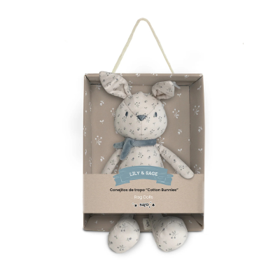 Saro Coelhinho de Pano Cotton Bunnies Lily | Farmácia d'Arrábida