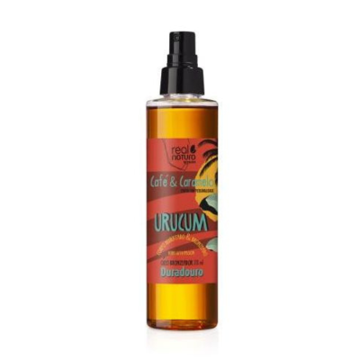 5600493410475 Real Natura Óleo Bronzeador Urucum + Café & Caramelo 200ml – Bronzeado Natural e Pele Hidratada