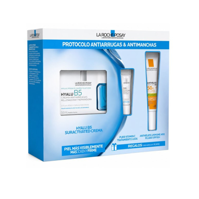 7608786 La Roche-Posay Coffret Hyalu B5 Creme 50ml + UVMune 400 SPF50 + Mela B3 Sérum