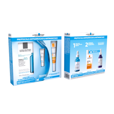 La Roche-Posay Coffret Hyalu B5 Sérum 30ml+UvMune+MelaB3  | Farmácia d'Arrábida