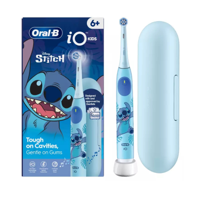 7583013Oral-B iO Kids Escova Elétrica Stitch + Estojo Viagem | 6+ Anos