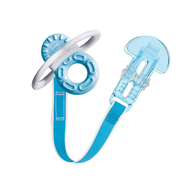 6395517 MAM Bite & Relax Mini Mordedor com Clip Fase 1 2+ Meses