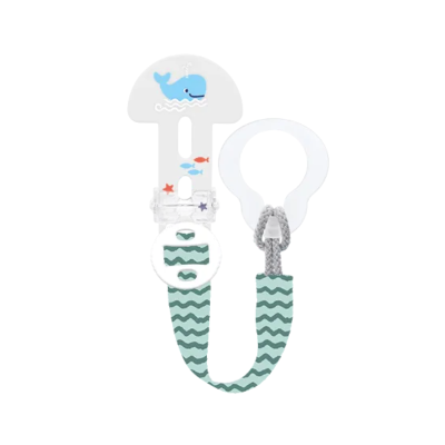 6233973 MAM ClipIt & Cover Clip Corrente Porta-Chupeta Azul | Acessório Bebé 0+ Meses