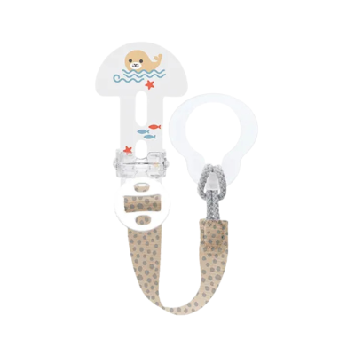 6233981 MAM ClipIt & Cover Clip Corrente Porta-Chupeta Neutro | Acessório Bebé 0+ Meses