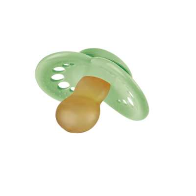 MAM Original Chupeta Silicone +6 M Verde/Bege 2 Unid. | Farmácia d'Arrábida