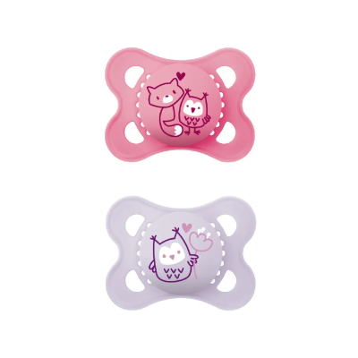 9001616825736 MAM Original Chupeta 2-6 Meses Silicone Rosa/Lilás 2 Unid. | Ortodôntica com Caixa