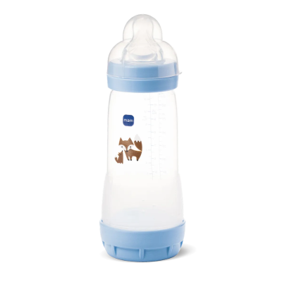 MAM Easy Start Biberão Anticólicas 4+ Meses 320ml Azul |