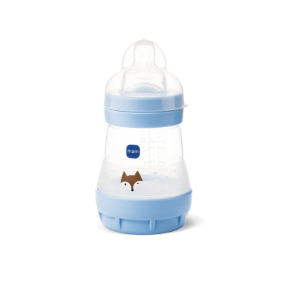 7107300 MAM Easy Start Biberão Anticólicas 0+ Meses 160ml Azul