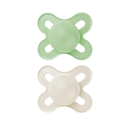 9001616825682 MAM Original Chupeta 0-2 Meses Silicone Verde/Bege 2 Unid. | Ortodôntica com Caixa
