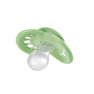 MAM Original Chupeta Silicone +16M Verde/Bege 2 Unid. | Farmácia d'Arrábida