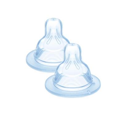 6166306 MAM Tetina Fluxo 1 +0M 2 Unidades | Silicone SkinSoft™ para Biberão