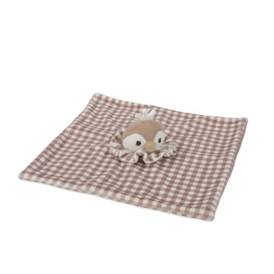 8435748611065 Walking Mum Doudou Pinguim Praliné Moka 25cm | Peluche de Conforto Bebé 0+