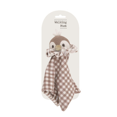 Walking Mum Doudou Pinguim Praliné Moka 25cm | Farmácia d'Arrábida