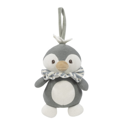 8435748611119 Walking Mum Pinguim Musical Praliné Matcha | Peluche Musical Bebé 0+