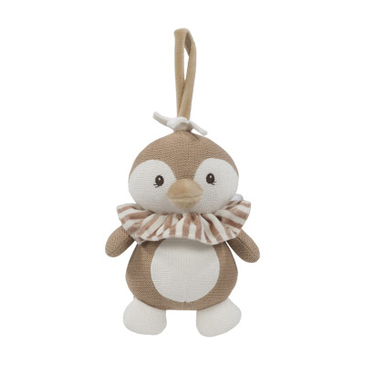 Walking Mum Pinguim Musical Praliné Moka | Peluche Musical Bebé 0+