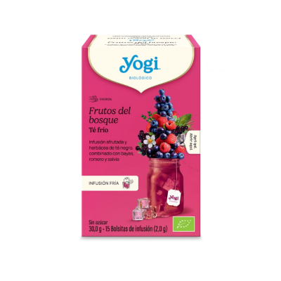 Yogi Tea Bio Infusão Frutos do Bosque 15 Saquetas | Infusão Fria