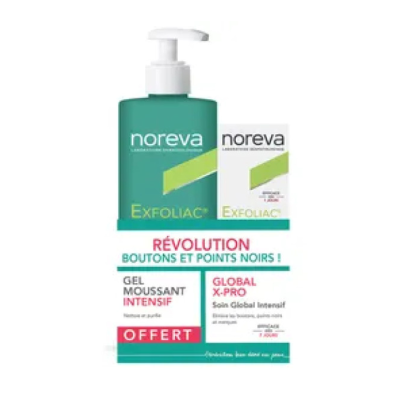 7612283 Noreva Exfoliac Global XPro Creme 30ml + Oferta Gel 400ml | Pele Acne