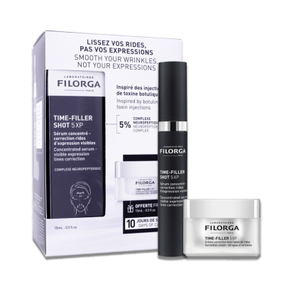 7612069 Filorga Time-Filler Shot 5XP + Creme 5XP | Pack Anti-Rugas Intensivo