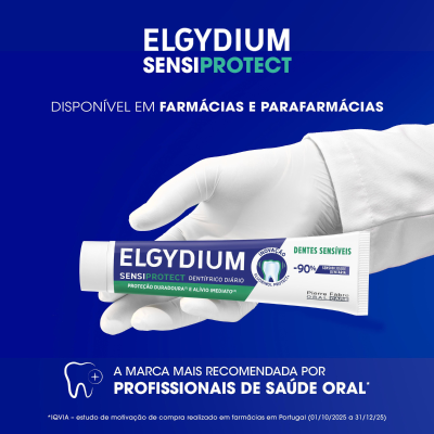 Elgydium Sensiprotect Pasta Dentes Sensíveis 75ml | Farmácia d'Arrábida