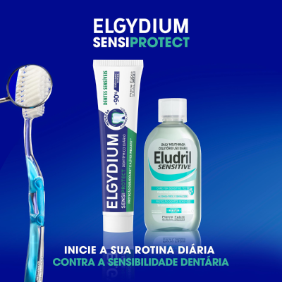 Elgydium Sensiprotect Pasta Dentes Sensíveis 75ml | Farmácia d'Arrábida