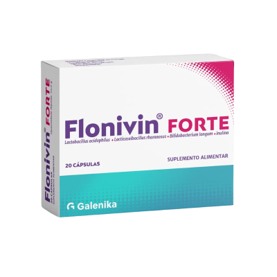 7288332 Flonivin Forte Cápsulas x20 | Probiótico Sinbiótico Digestão