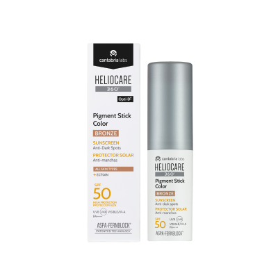 Heliocare 360 Pigment Stick Color SPF50+ Bronze 10g  | Farmácia d'Arrábida