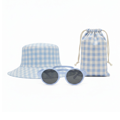 3700085879948 Horizane Sunset Pack Óculos + Chapéu UV Bebé 0-2 Anos Azul Bebé