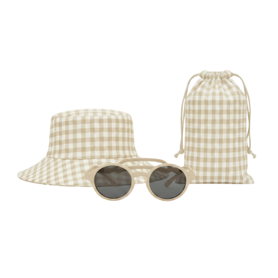 3700085879955 Horizane Sunset Pack Óculos + Chapéu UV Bebé 0-2 Anos Bege